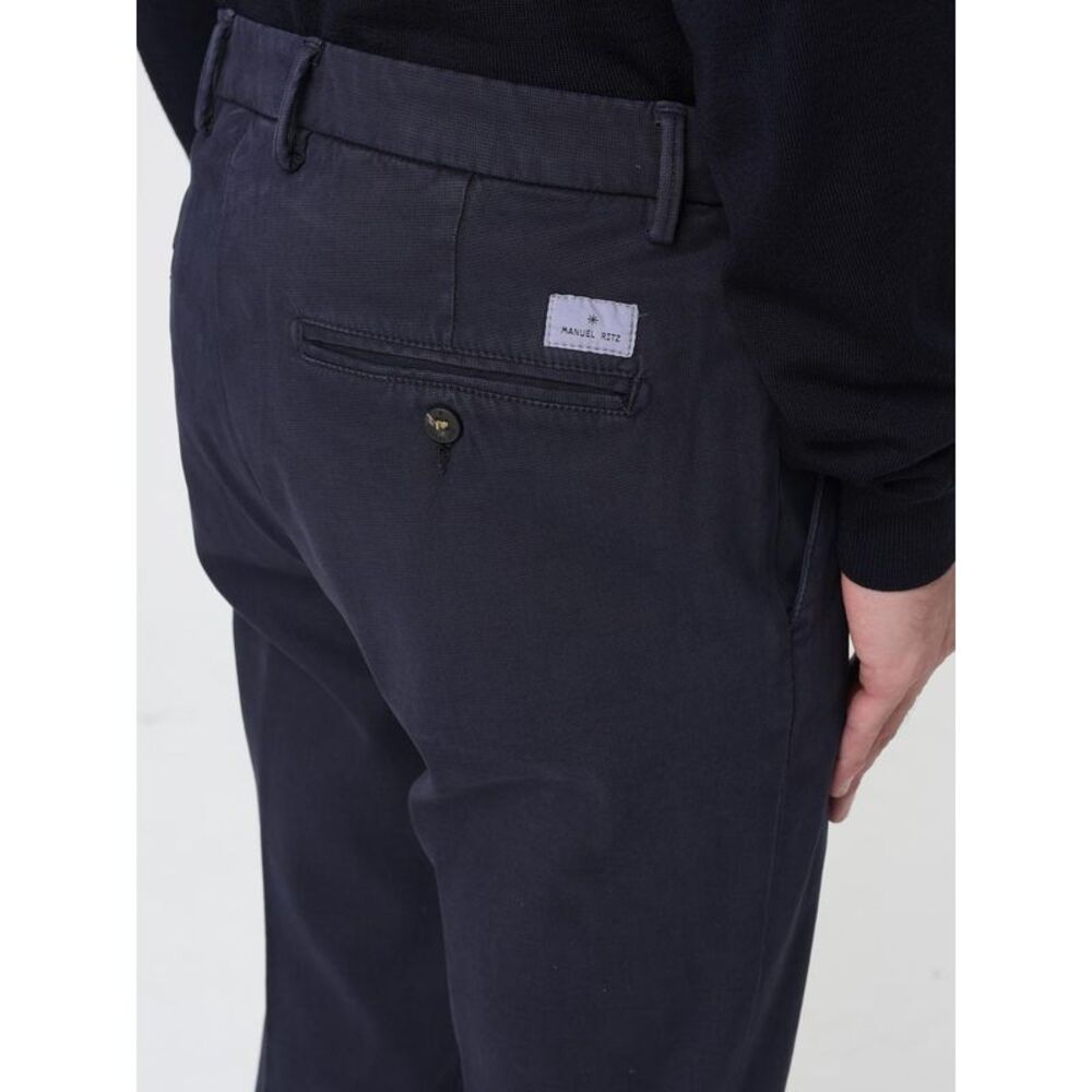 Manuel Ritz Pants Men Blue - Picture 3 of 3